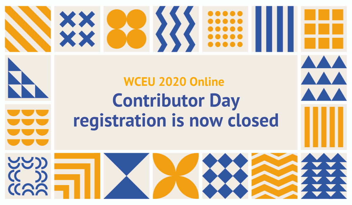 Contributor Day registration is now closed