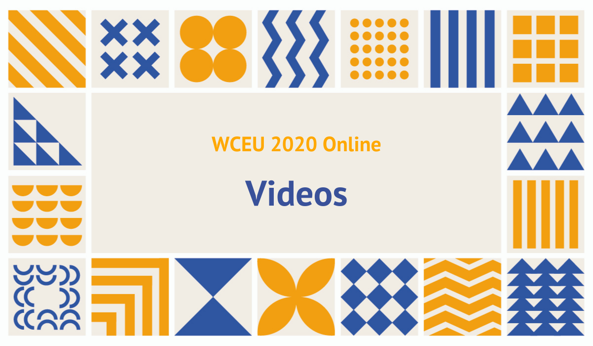 WCEU 2020 Online videos page banner image