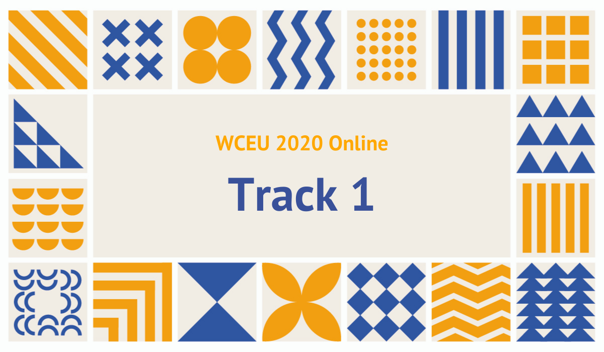 WCEU 2020 Online Track 1 banner image