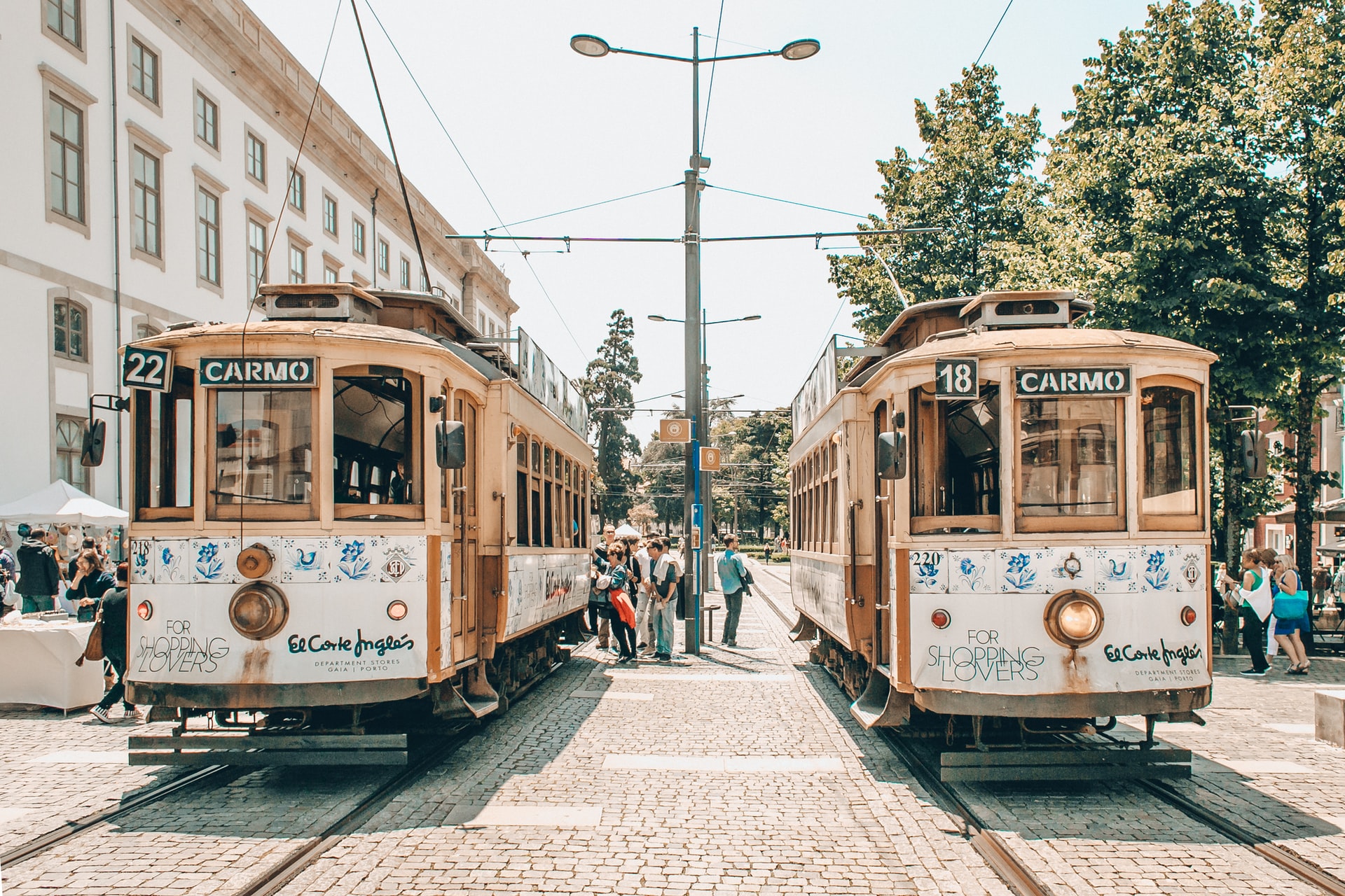 Porto trams 18 and 22
