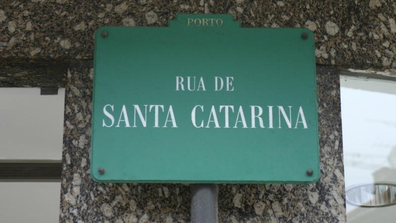 Rua de Santa Catarina sign