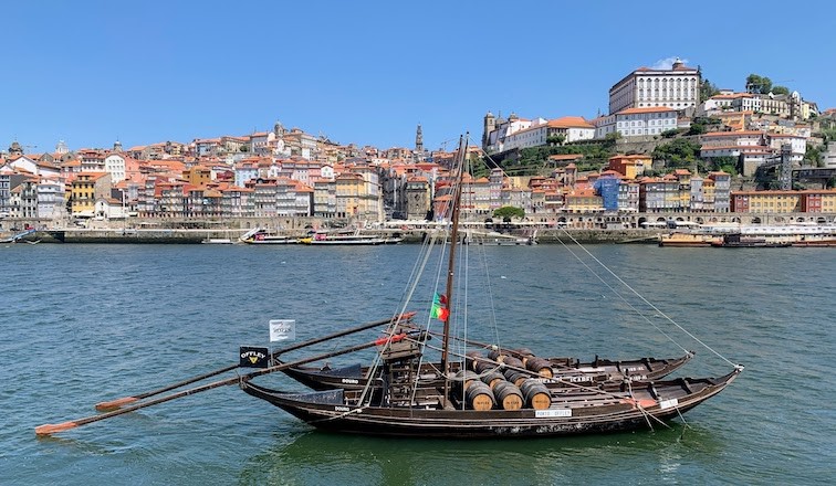 Porto as seen from across the Douro River