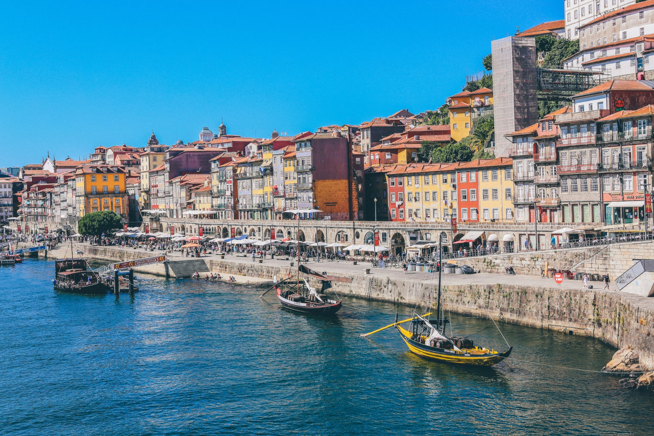 Porto historical centre at the Douro river