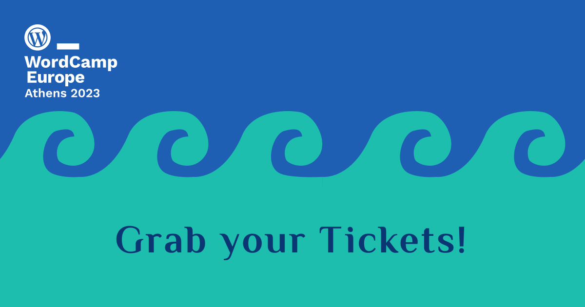 WCEU Tickets available NOW