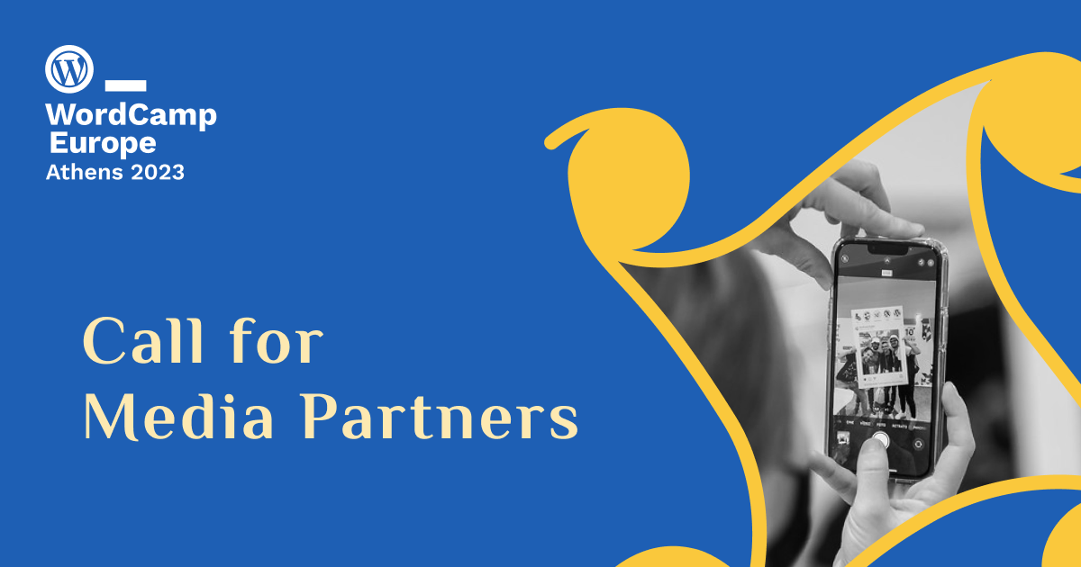 Header image for the Call for Media Partners