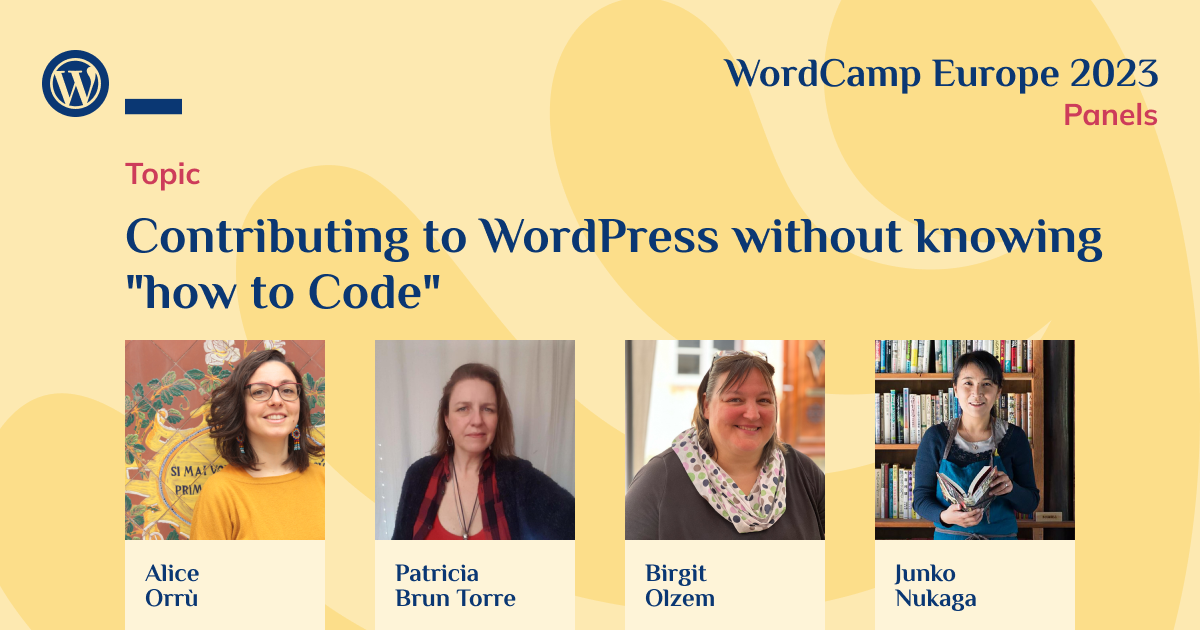 Contributing to WordPress without knowing “how to code”