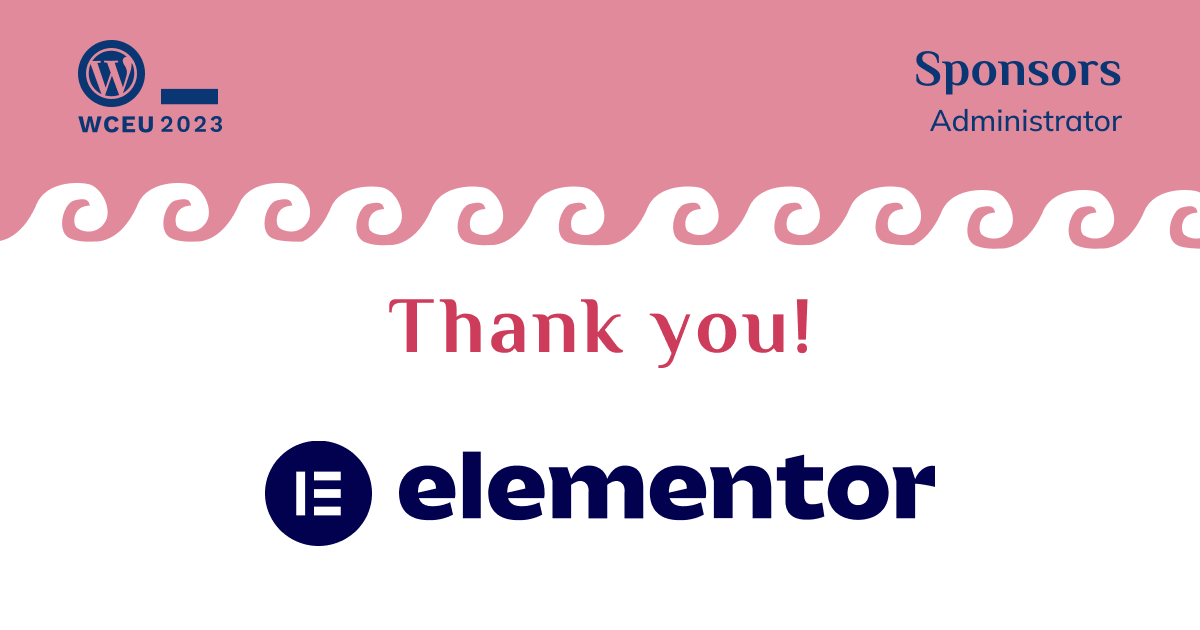 Introducing our Administrator Sponsor – Elementor