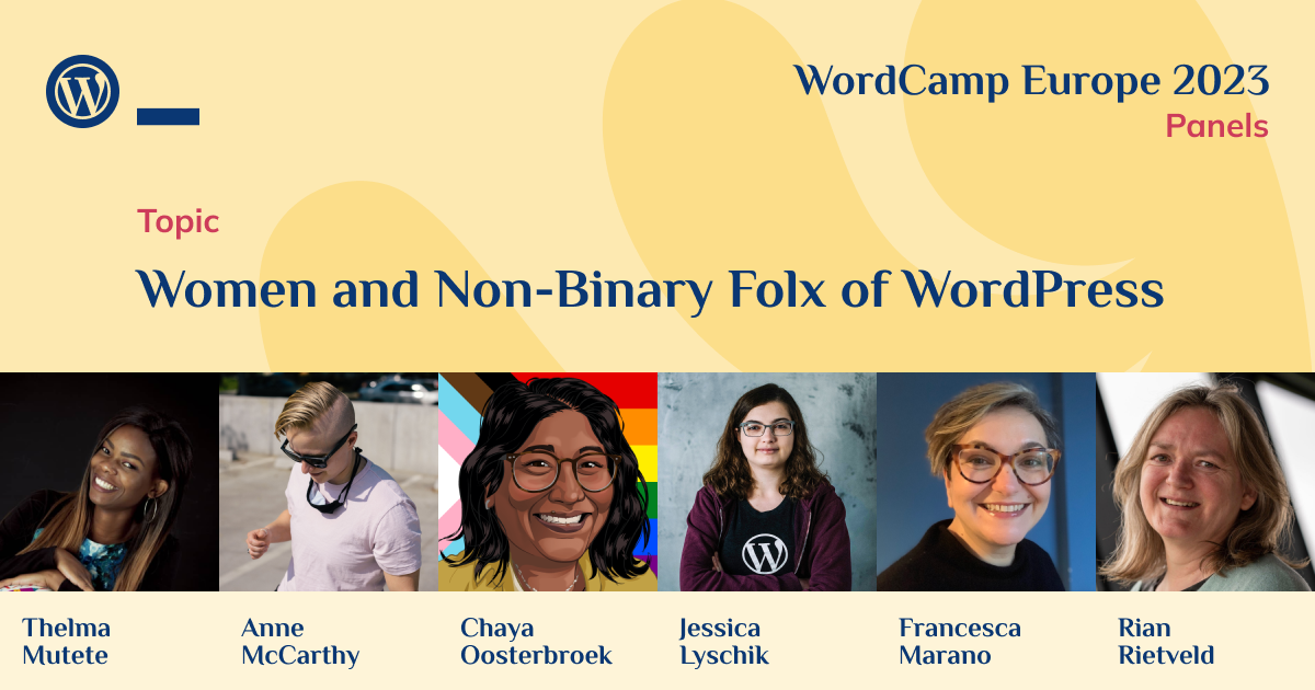 Panel Discussion: Women and Non-Binary Folx of WordPress