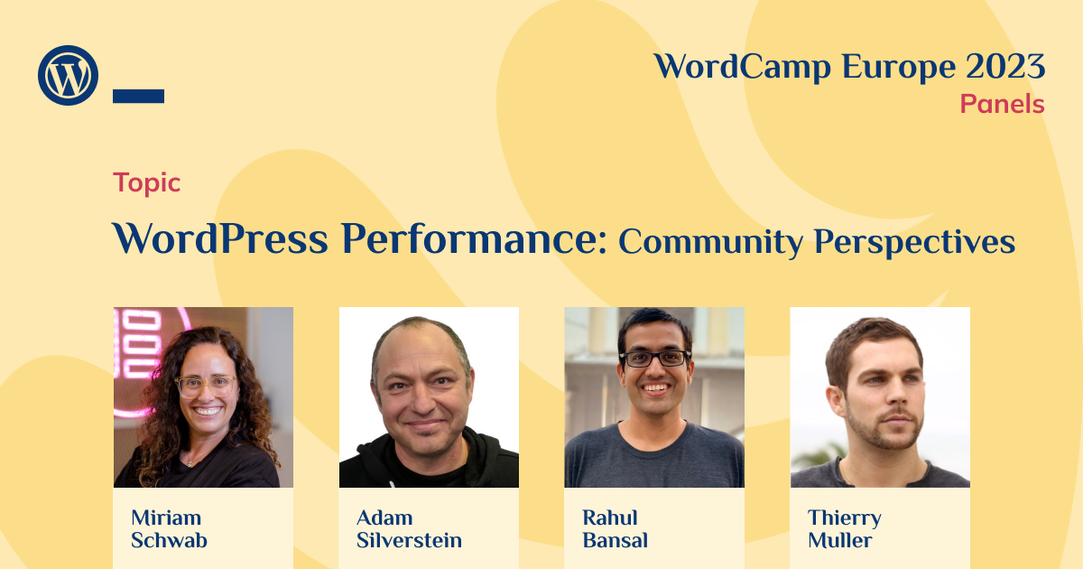 Panel Discussion: WordPress Performance: Community Perspectives