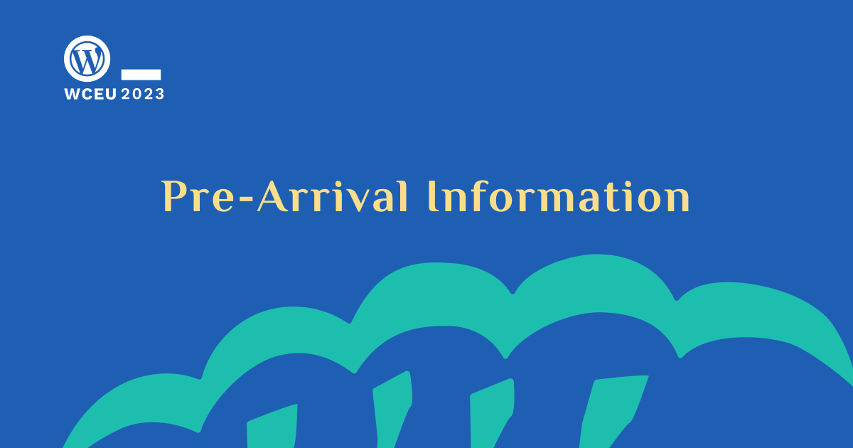 Pre-arrival information