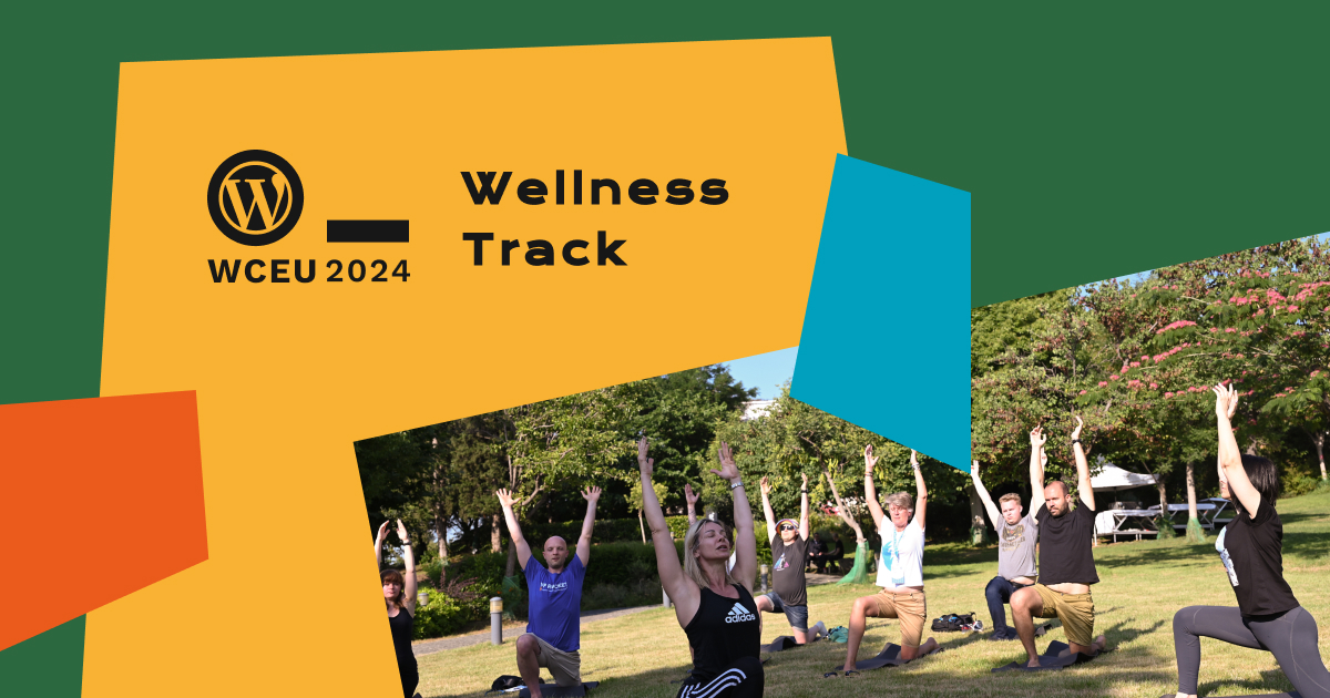 Join us for the Wellness Track