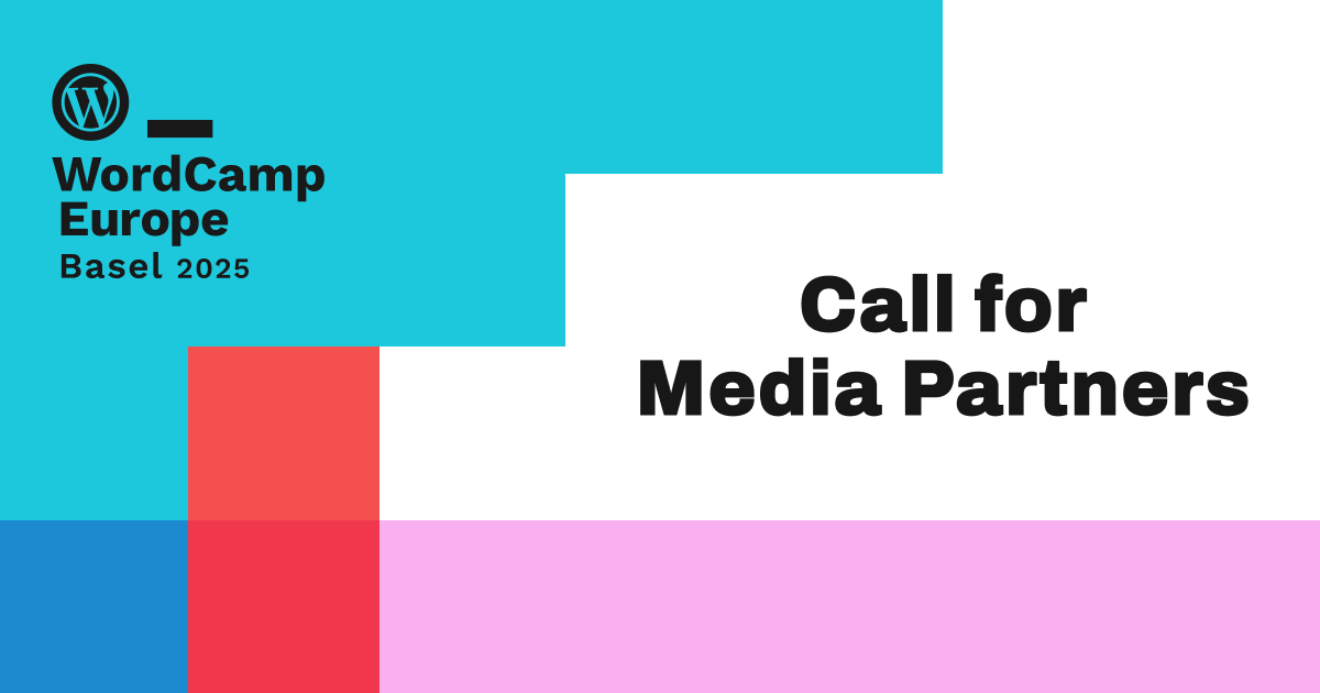 Call for Media Partners