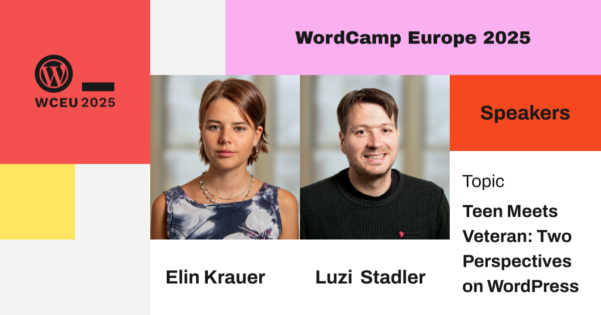 Teen Meets Veteran: Two Perspectives on WordPress