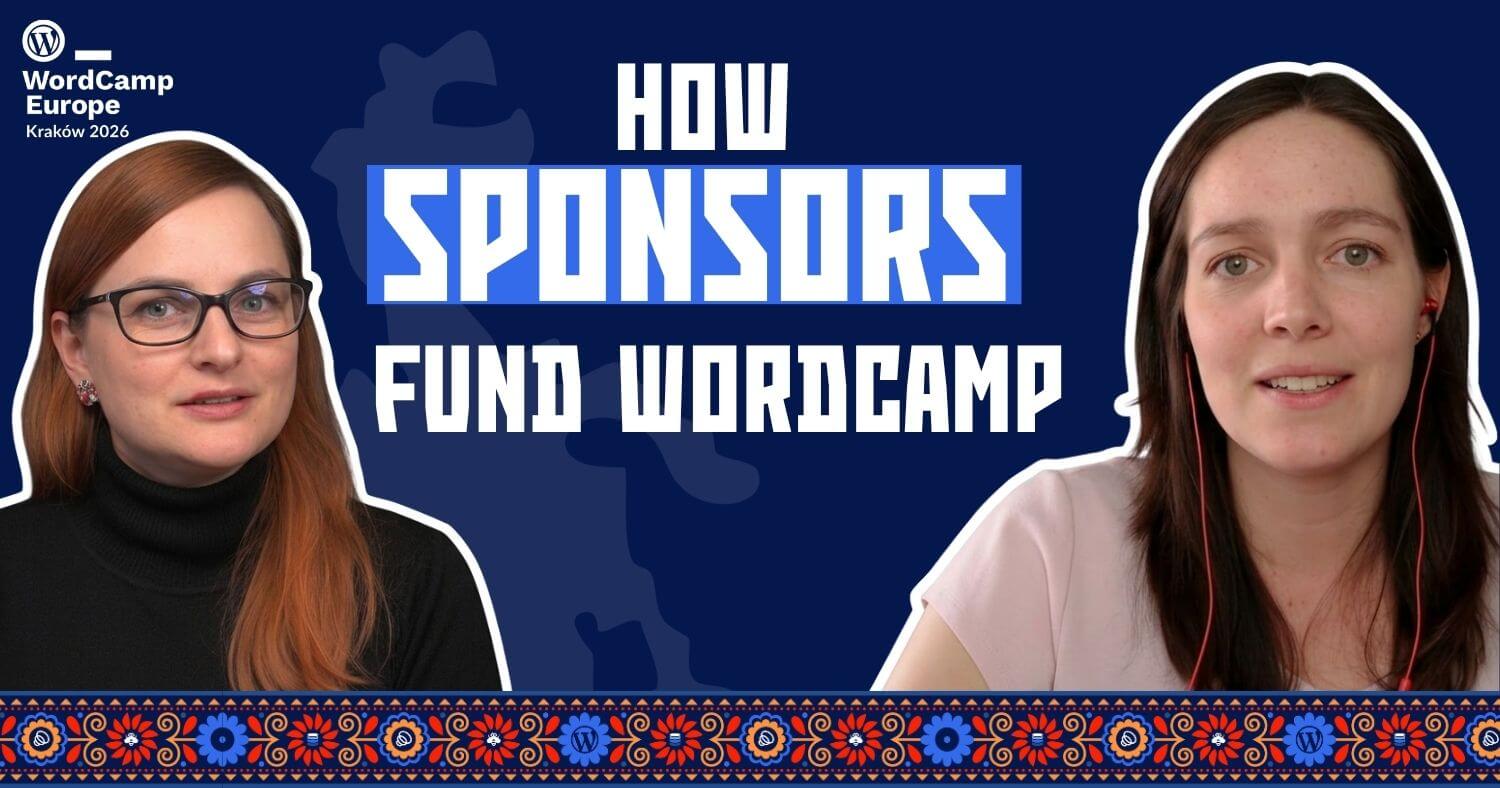 Sponsors Make WordCamp Possible