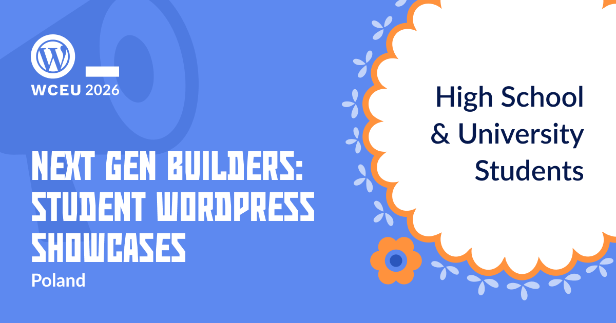 Next gen builders: student WordPress showcases